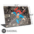 DC Comics Superman Vintage Action pose pattern Universal Laptop 15in (12.2 x 8.8in) Skin